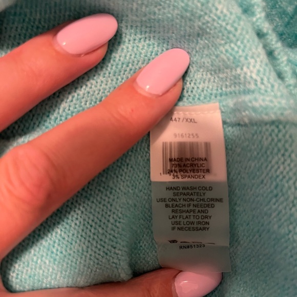 🔥Green warm sweater Sz xxl by Vince Camuto - Picture 7 of 8